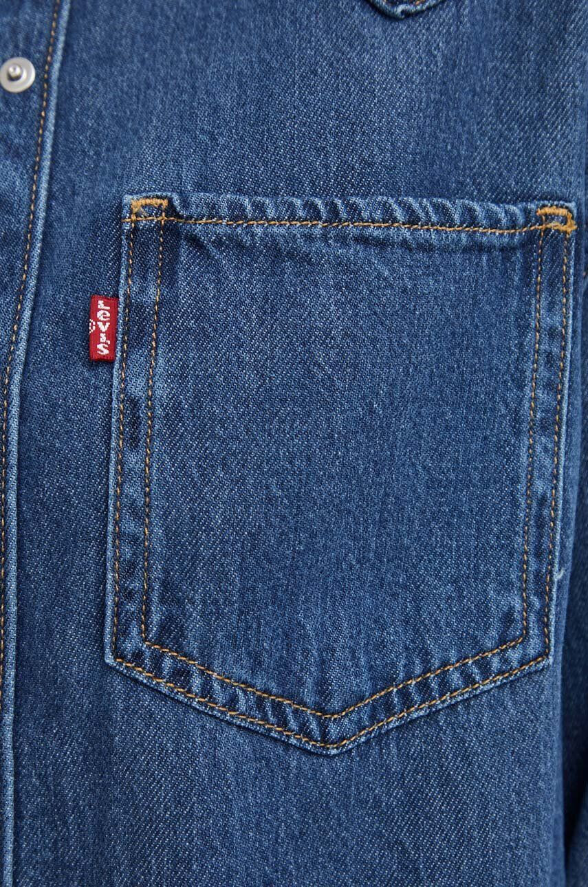 Levi's Rifľová košeľa dámska regular s klasickým golierom - Pepit.sk