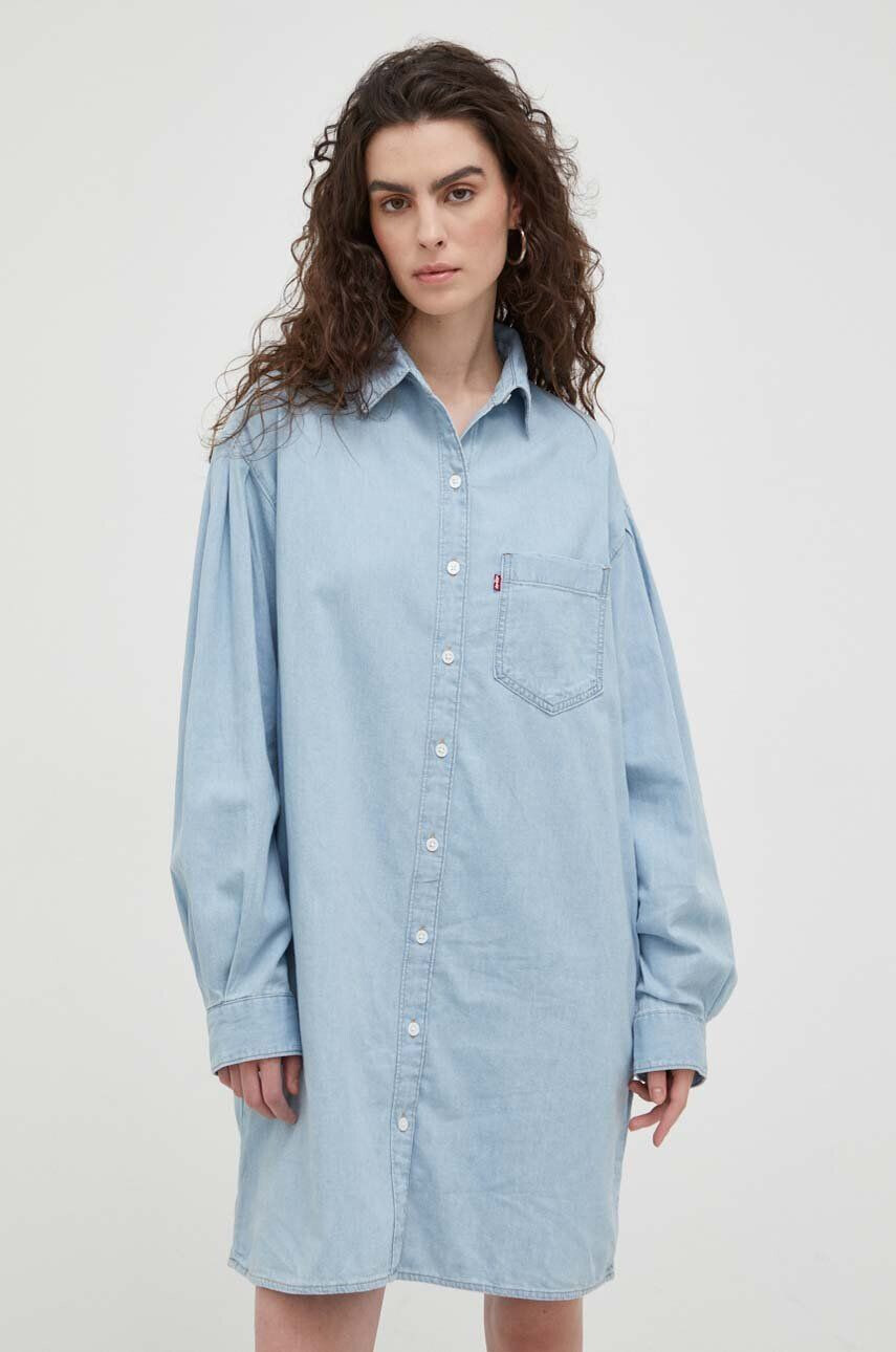 Levi's Rifľové šaty mini oversize - Pepit.sk