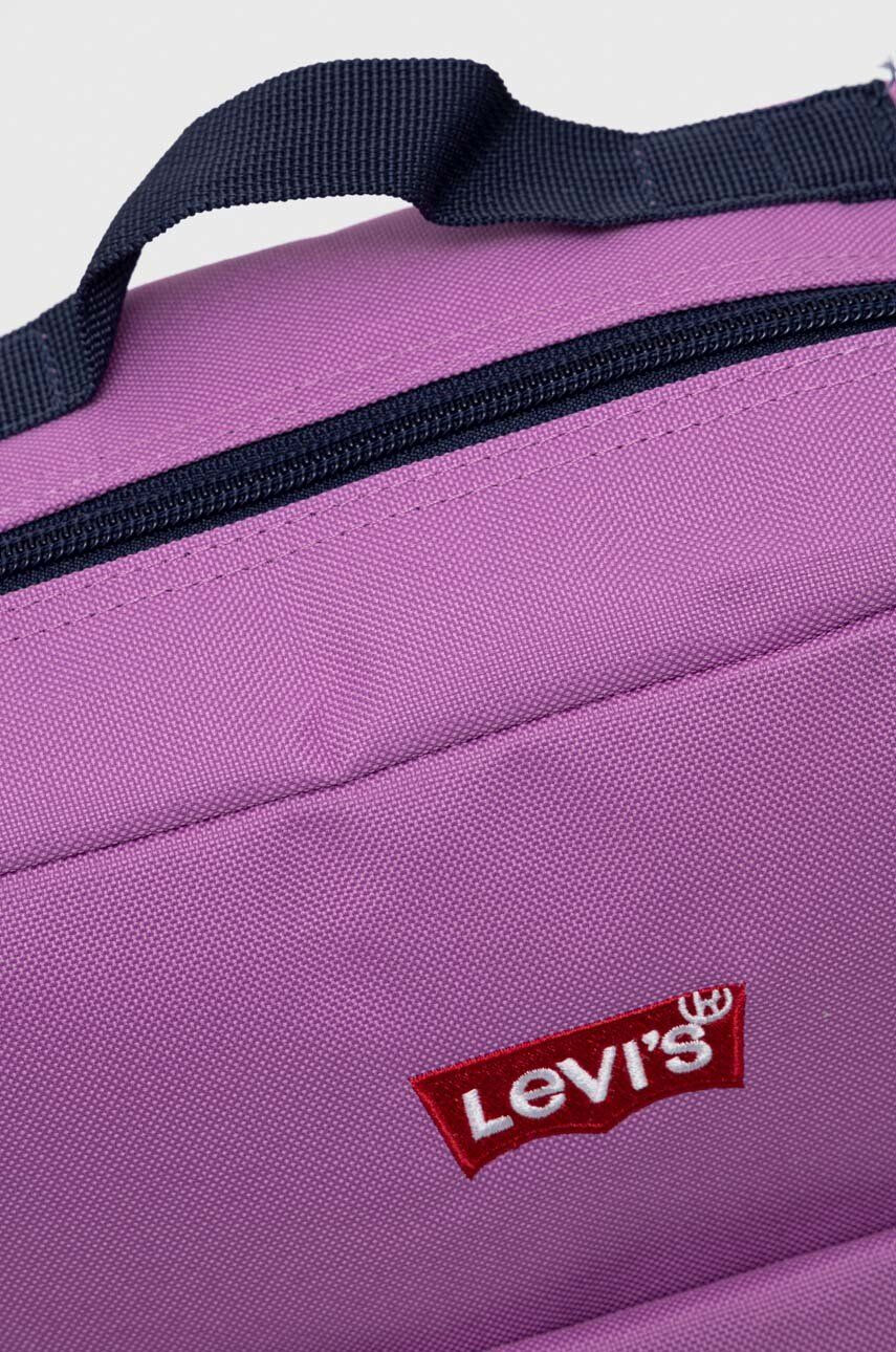 Levi's Ruksak dámsky fialová farba veľký jednofarebný - Pepit.sk