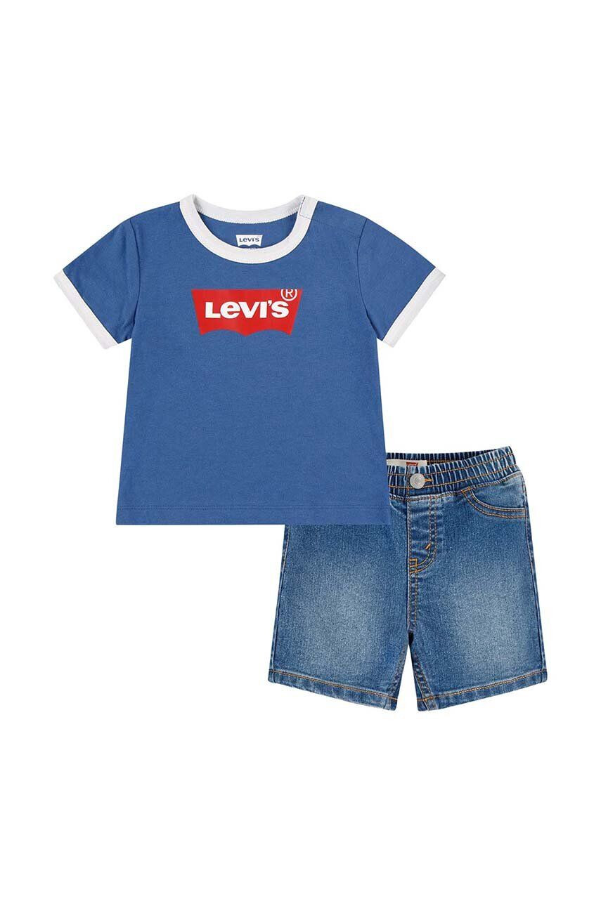 Levi's Sada pre bábätká tmavomodrá farba - Pepit.sk