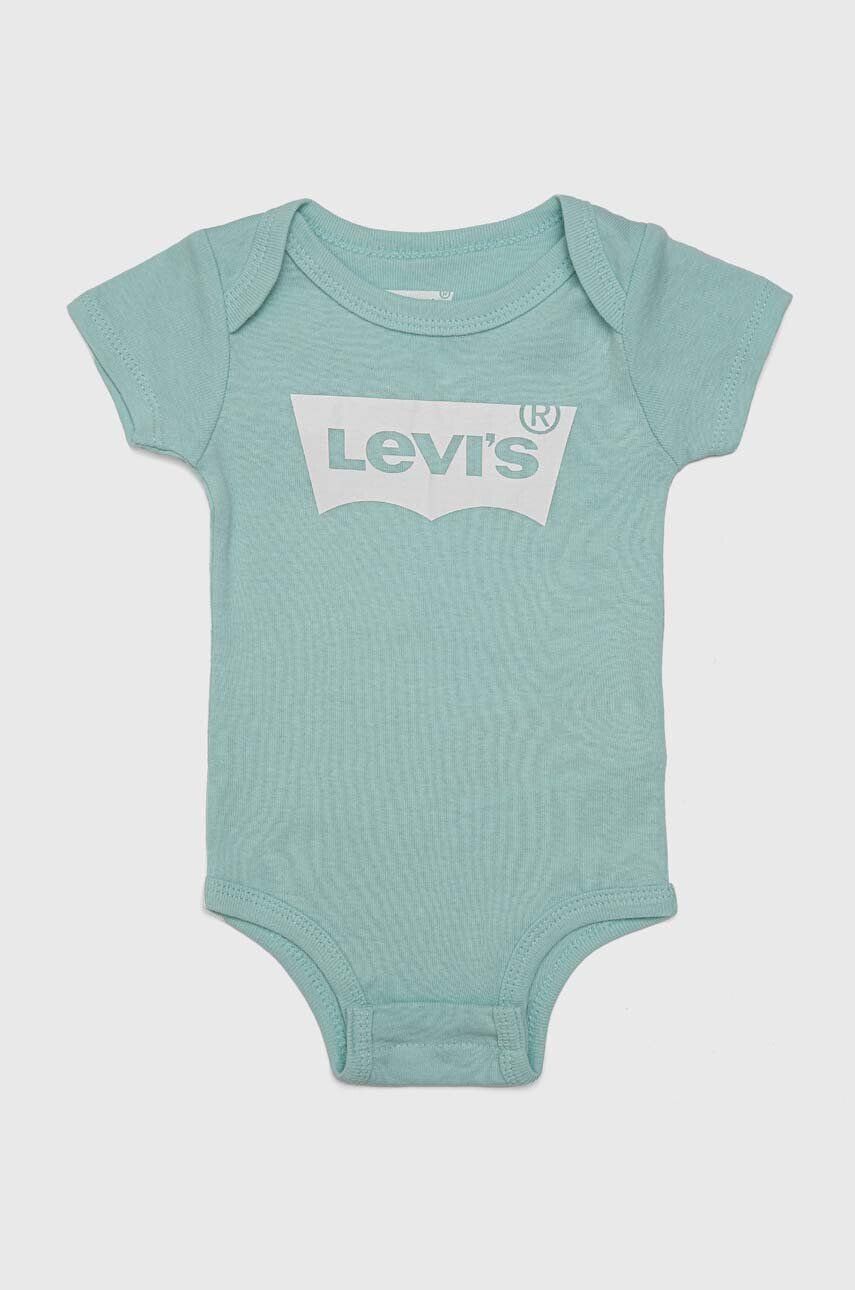 Levi's Sada pre bábätká tyrkysová farba - Pepit.sk