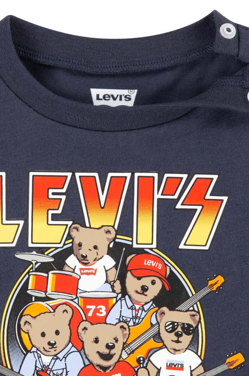 Levi's Sada pre bábätká čierna farba - Pepit.sk