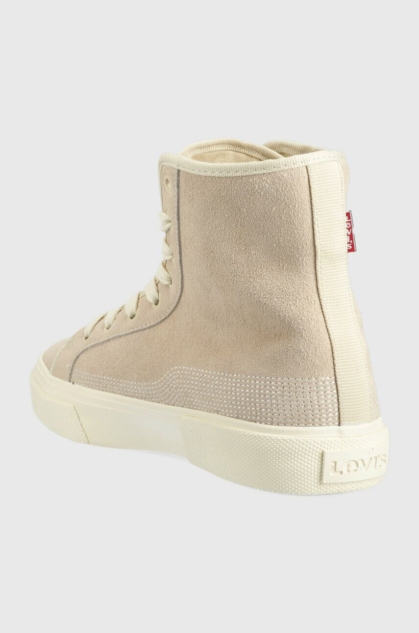 Levi's Semišové tenisky Decon Plus Mid S béžová farba D6541.0003 - Pepit.sk