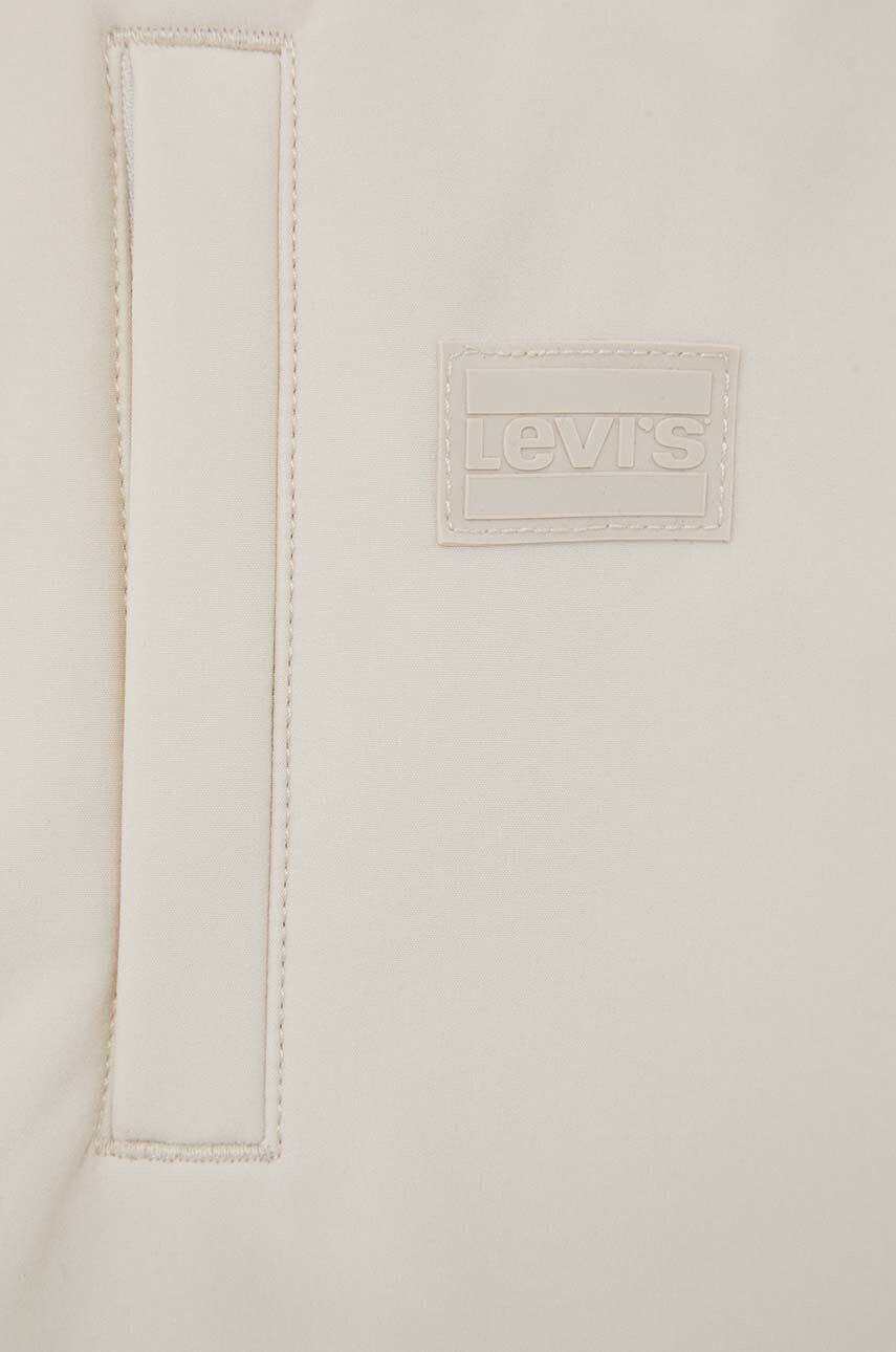 Levi's Vesta pánsky béžová farba prechodný - Pepit.sk