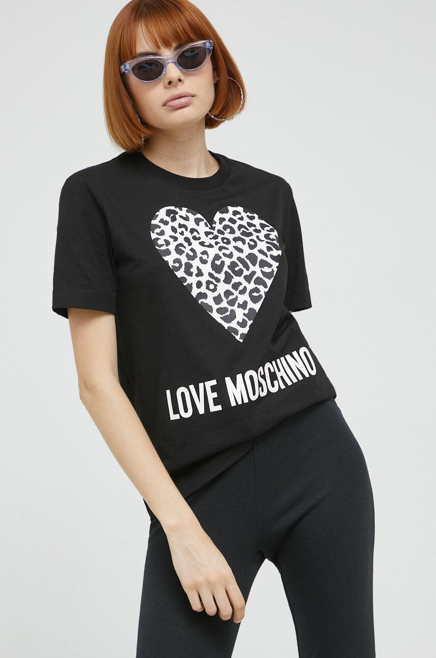 Love Moschino Bavlnené tričko - Pepit.sk