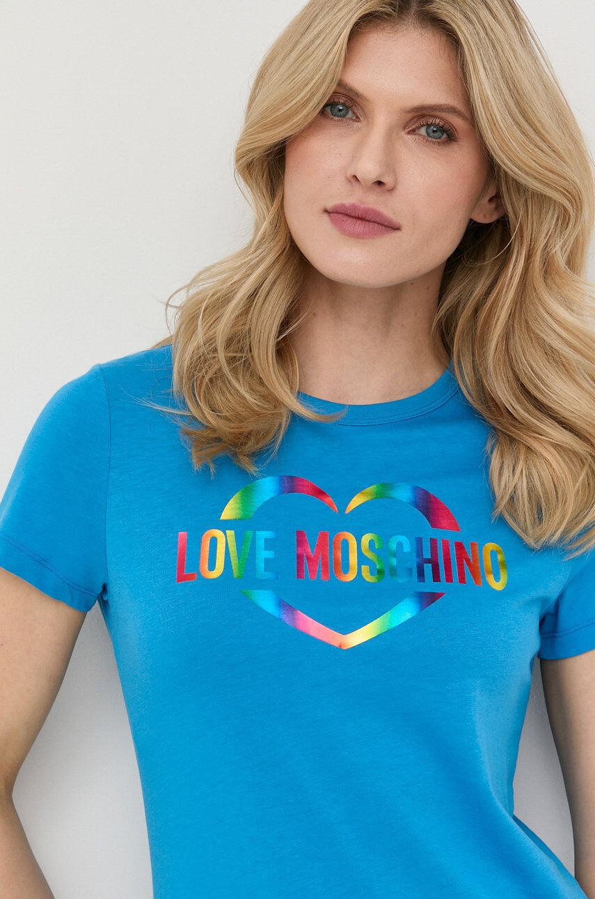 Love Moschino Bavlnené tričko - Pepit.sk