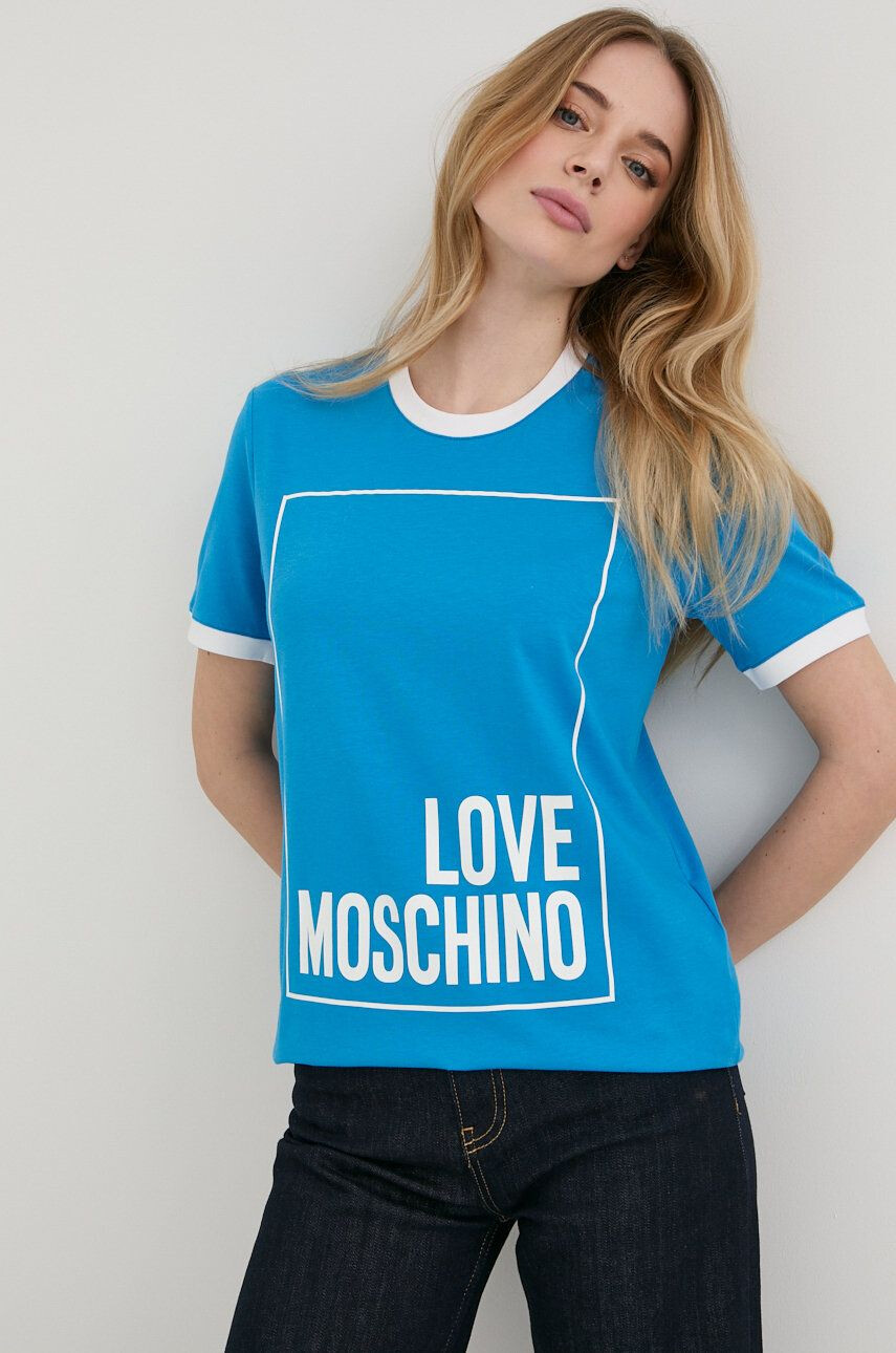 Love Moschino Bavlnené tričko - Pepit.sk