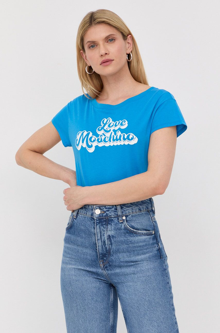 Love Moschino Bavlnené tričko - Pepit.sk