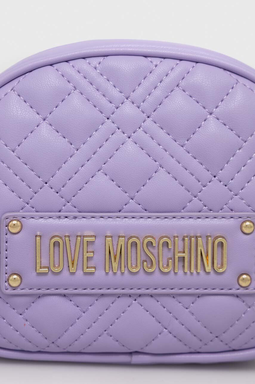 Love Moschino Kabelka fialová farba - Pepit.sk