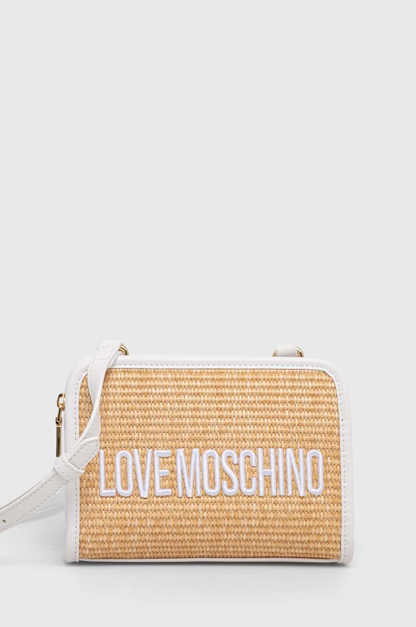 Love Moschino Kabelka biela farba - Pepit.sk