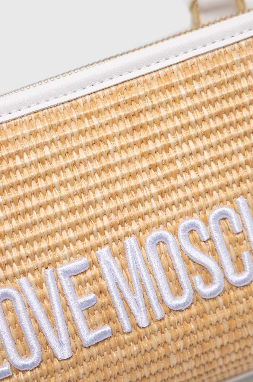 Love Moschino Kabelka biela farba - Pepit.sk