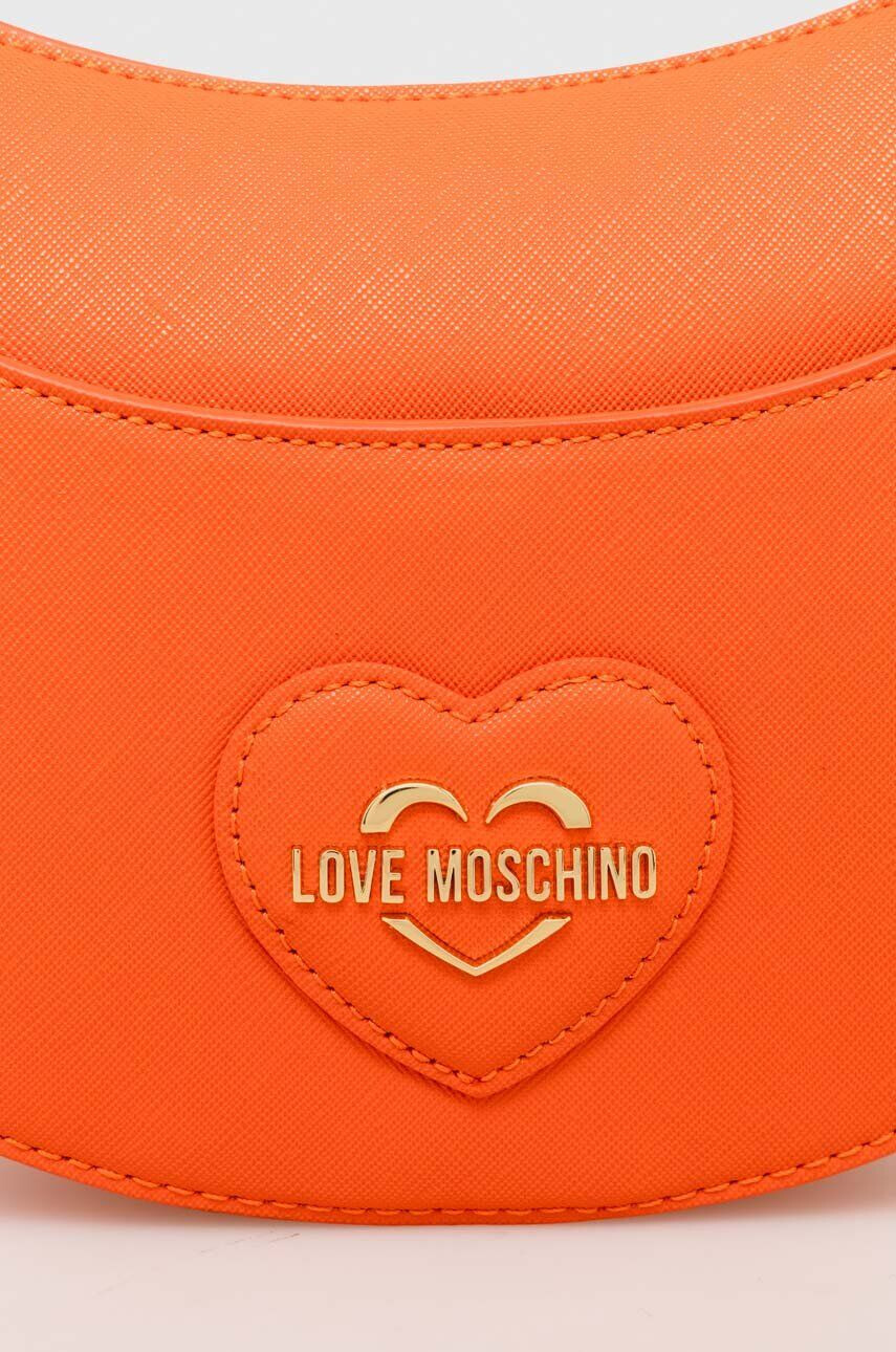 Love Moschino Kabelka oranžová farba - Pepit.sk