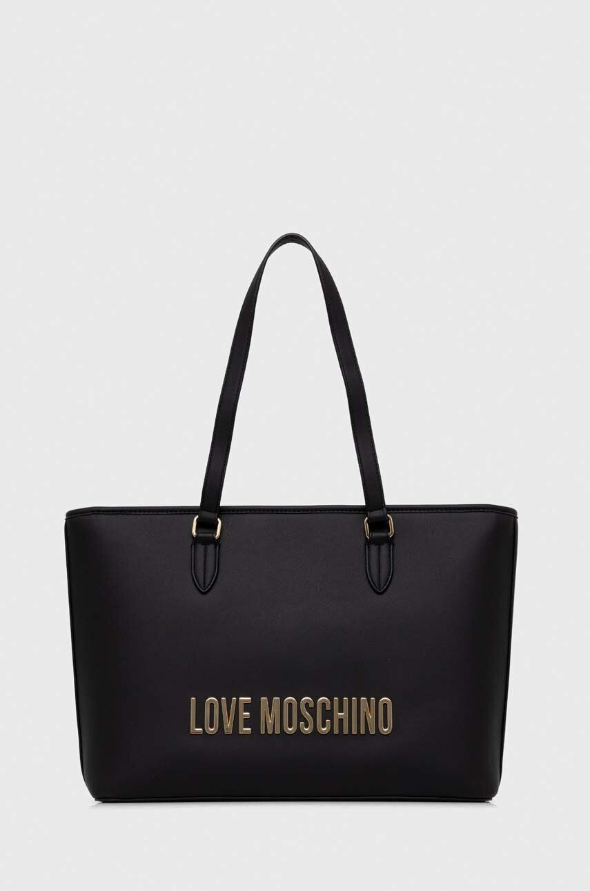 Love Moschino Kabelka čierna farba - Pepit.sk