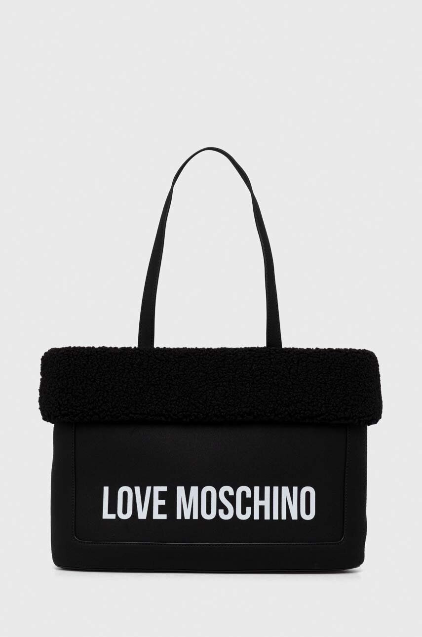 Love Moschino Kabelka čierna farba - Pepit.sk