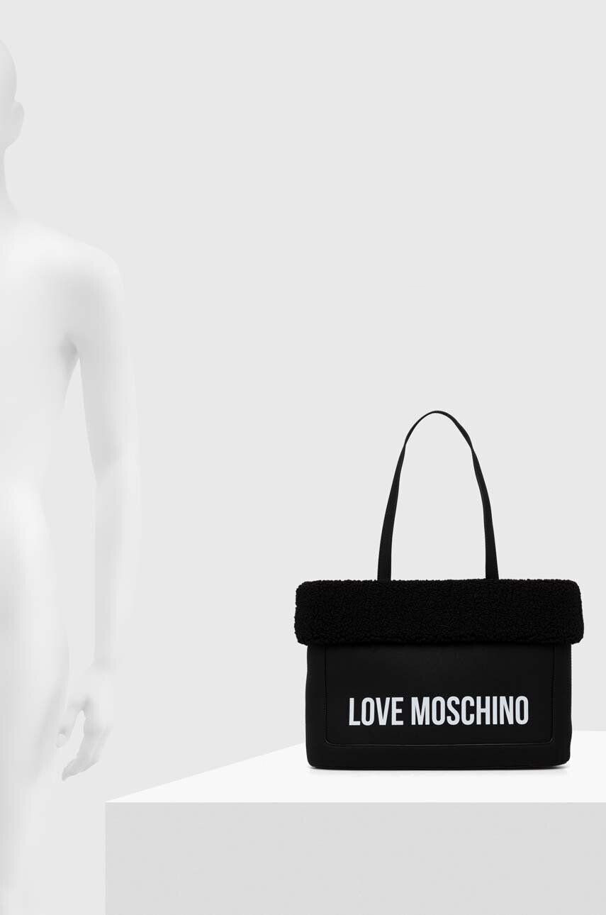 Love Moschino Kabelka čierna farba - Pepit.sk