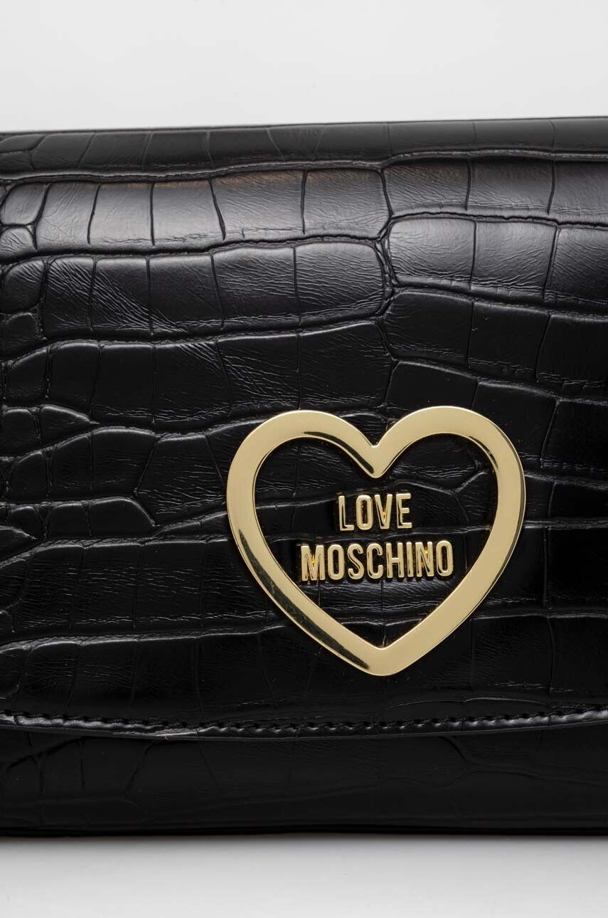 Love Moschino Kabelka hnedá farba - Pepit.sk