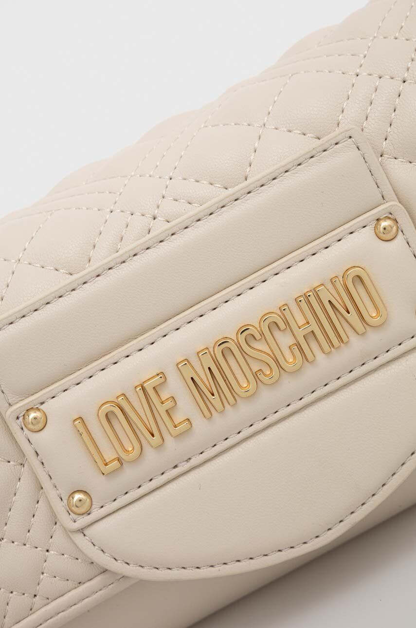 Love Moschino Kabelka béžová farba - Pepit.sk