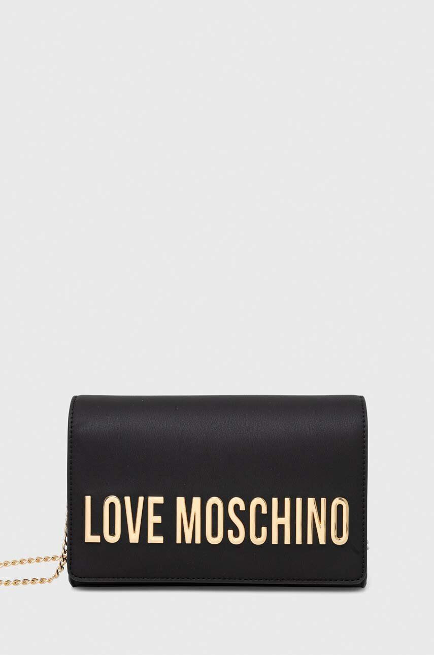 Love Moschino Kabelka čierna farba - Pepit.sk