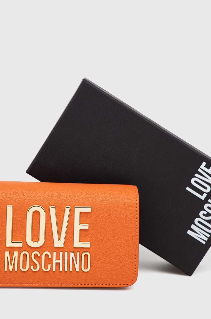 Love Moschino Kabelka hnedá farba - Pepit.sk