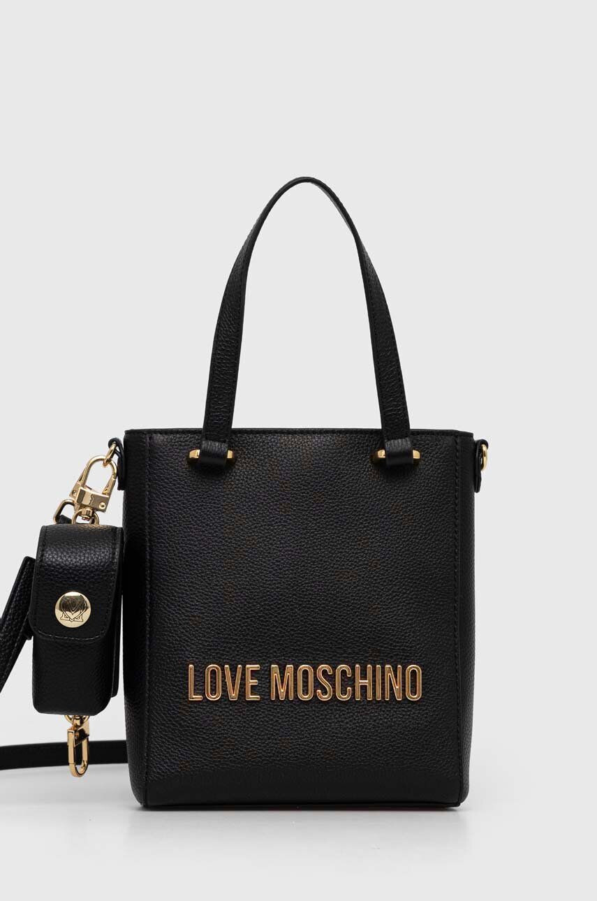 Love Moschino Kabelka čierna farba - Pepit.sk