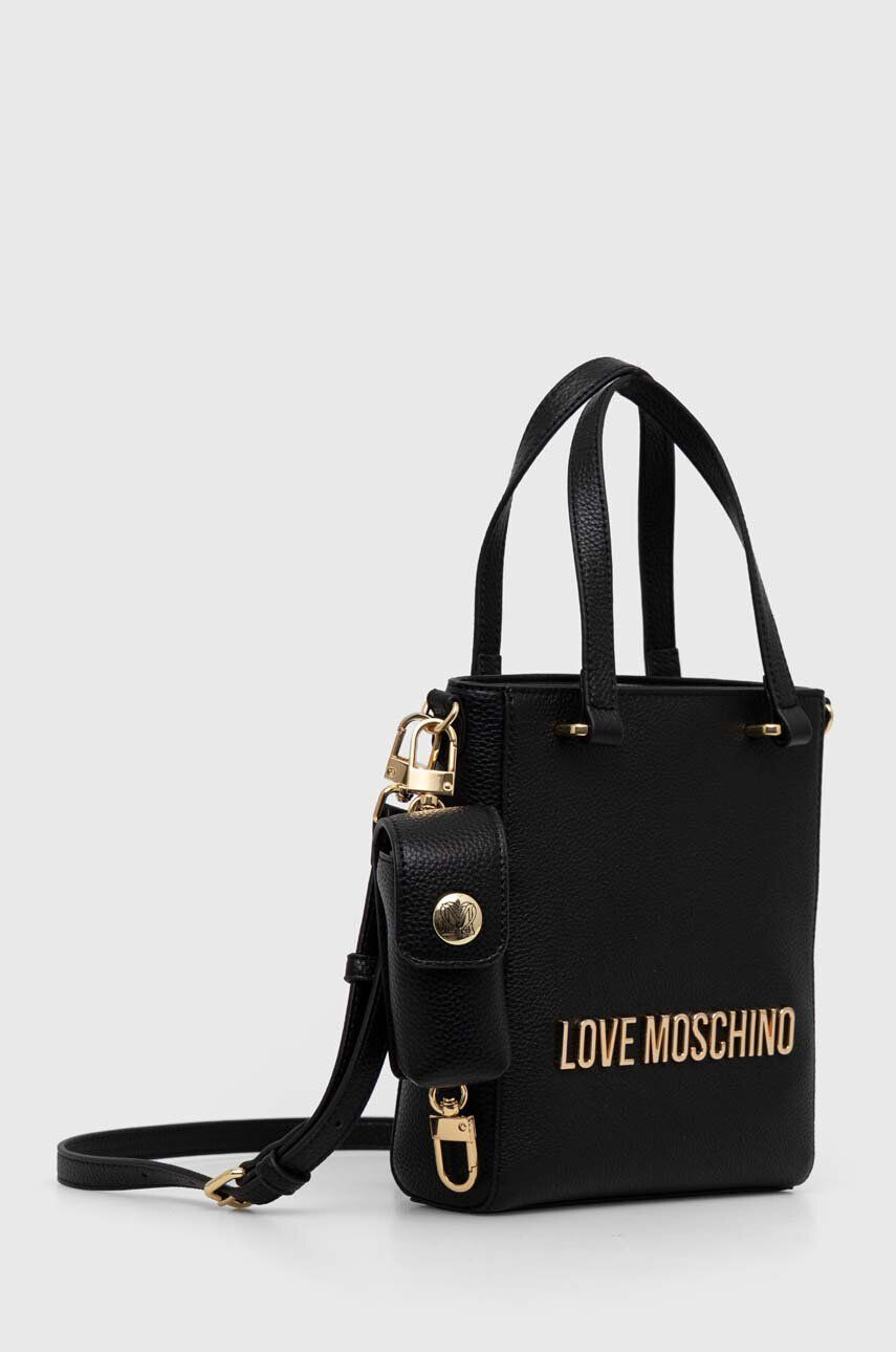 Love Moschino Kabelka čierna farba - Pepit.sk