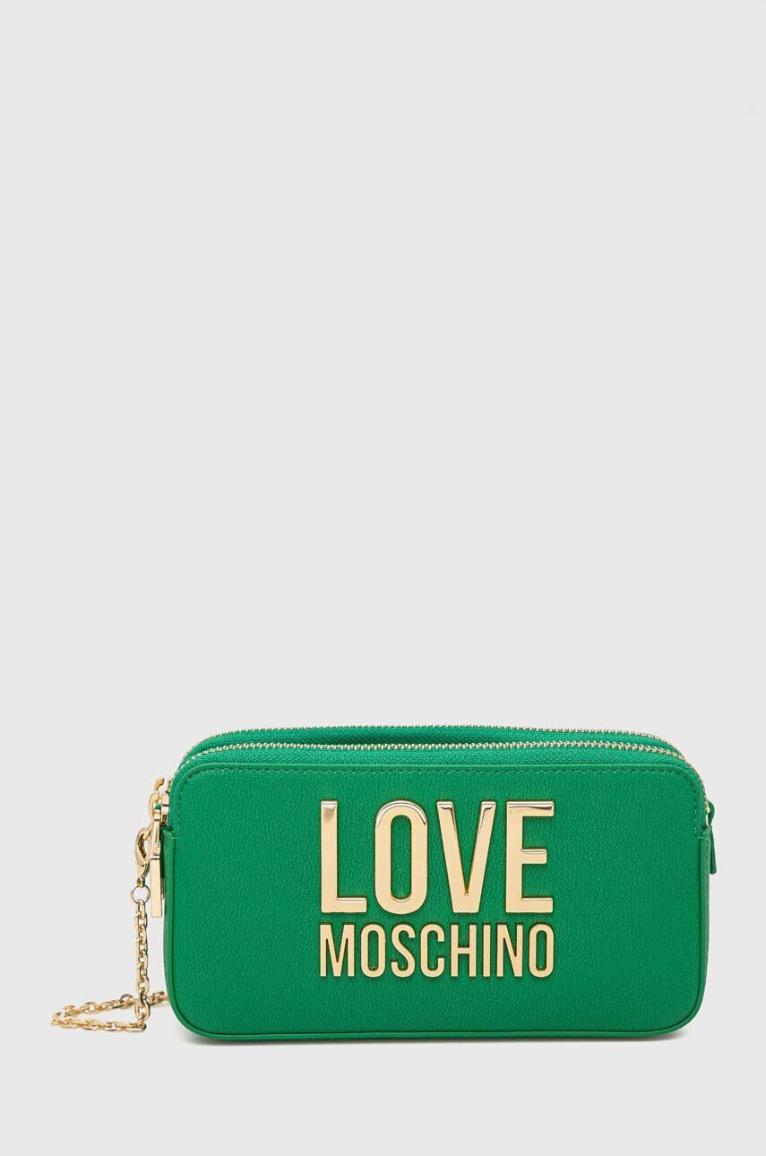 Love Moschino Kabelka hnedá farba - Pepit.sk