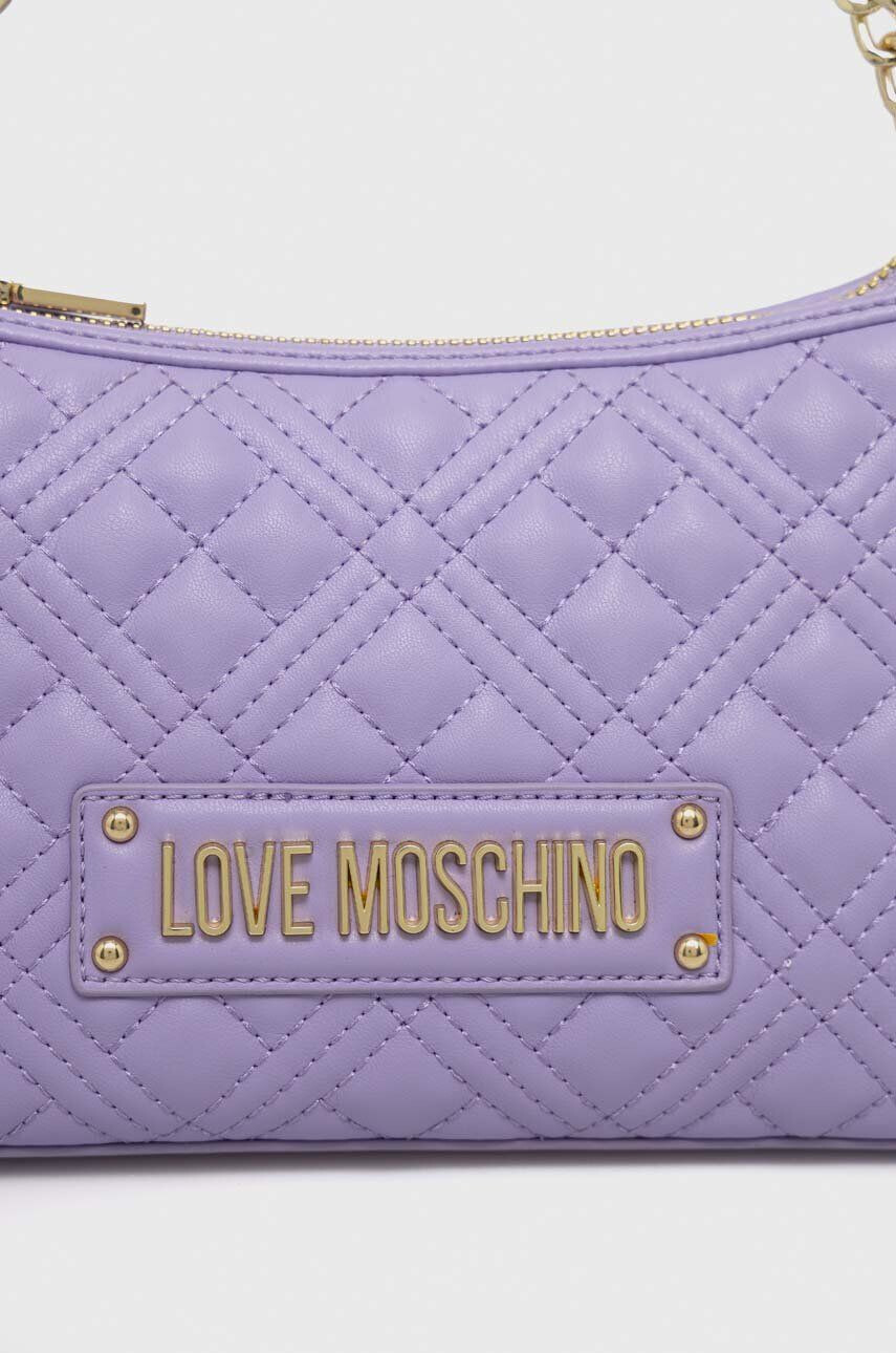 Love Moschino Kabelka fialová farba - Pepit.sk