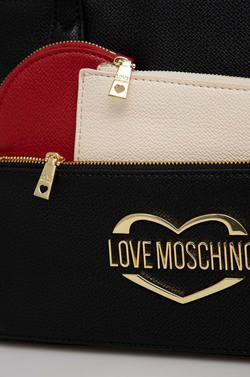 Love Moschino Kabelka čierna farba - Pepit.sk