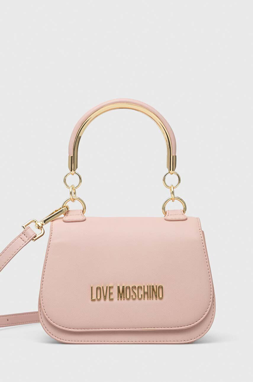 Love Moschino Kabelka béžová farba - Pepit.sk