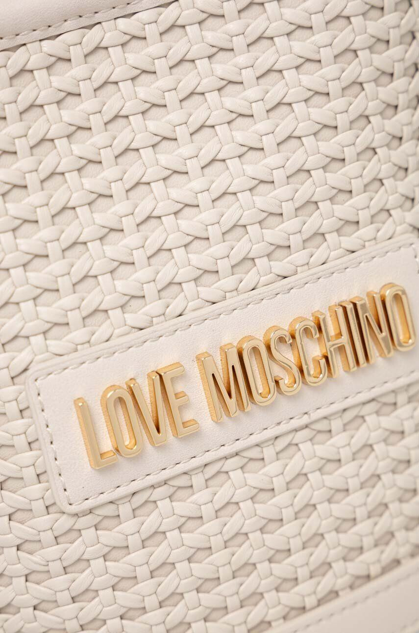 Love Moschino Kabelka béžová farba - Pepit.sk