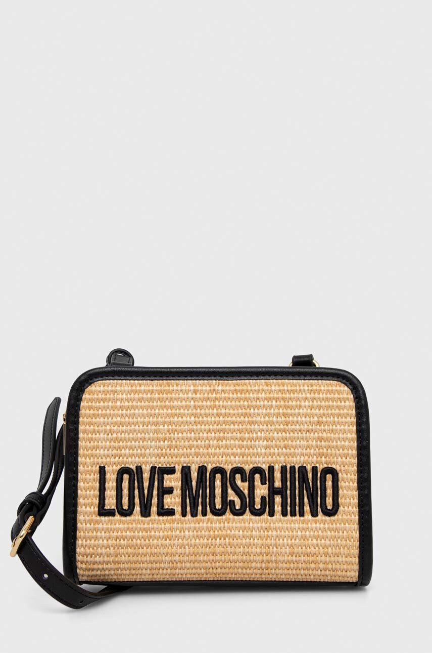 Love Moschino Kabelka zlatá farba - Pepit.sk