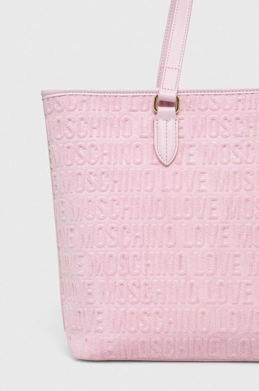 Love Moschino Kabelka oranžová farba - Pepit.sk