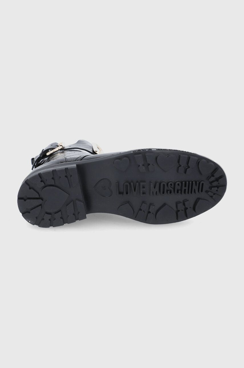 Love Moschino Kožené členkové topánky - Pepit.sk