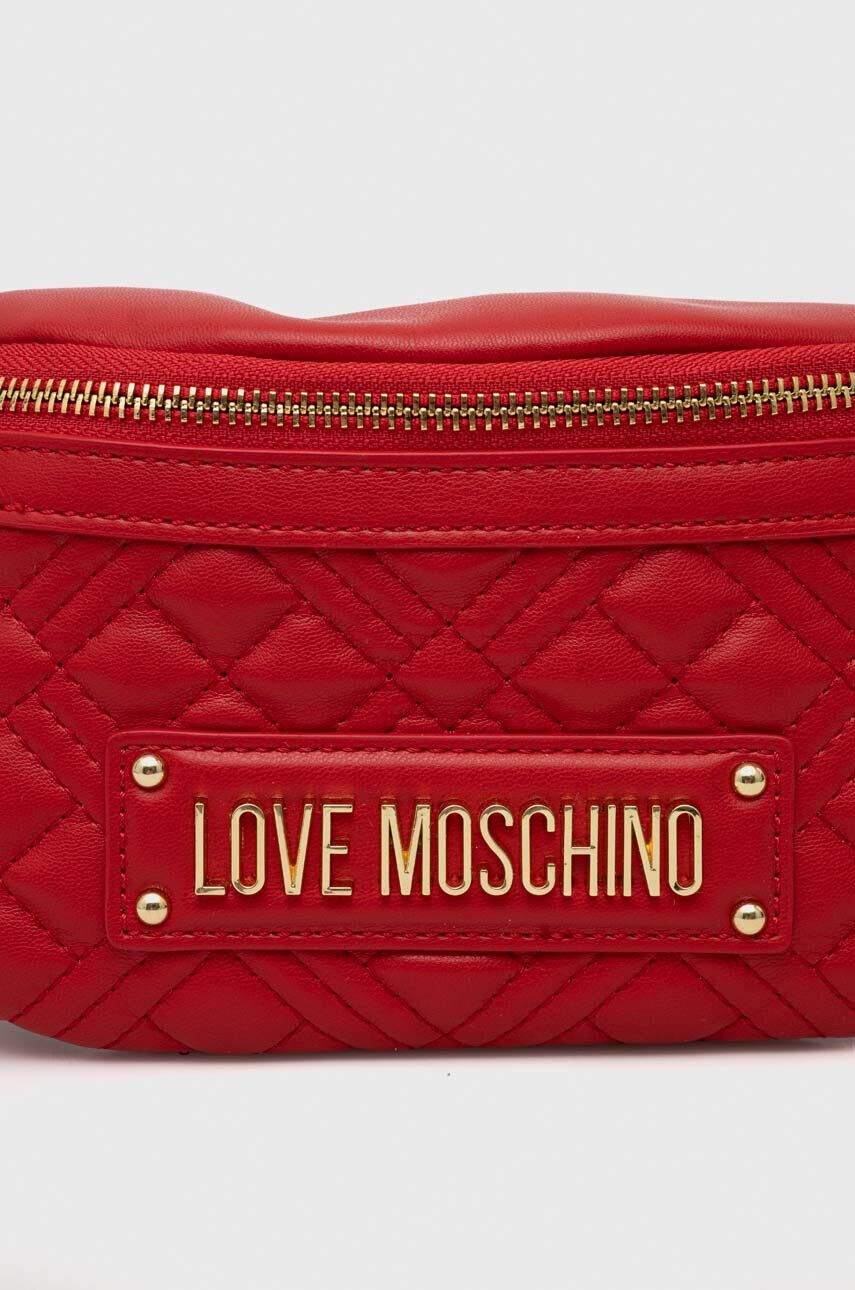 Love Moschino Ľadvinka čierna farba - Pepit.sk