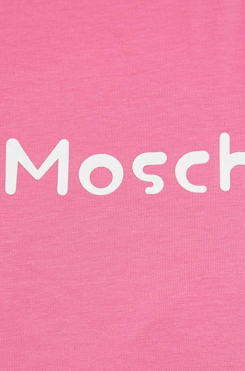 Love Moschino Top dámsky ružová farba - Pepit.sk