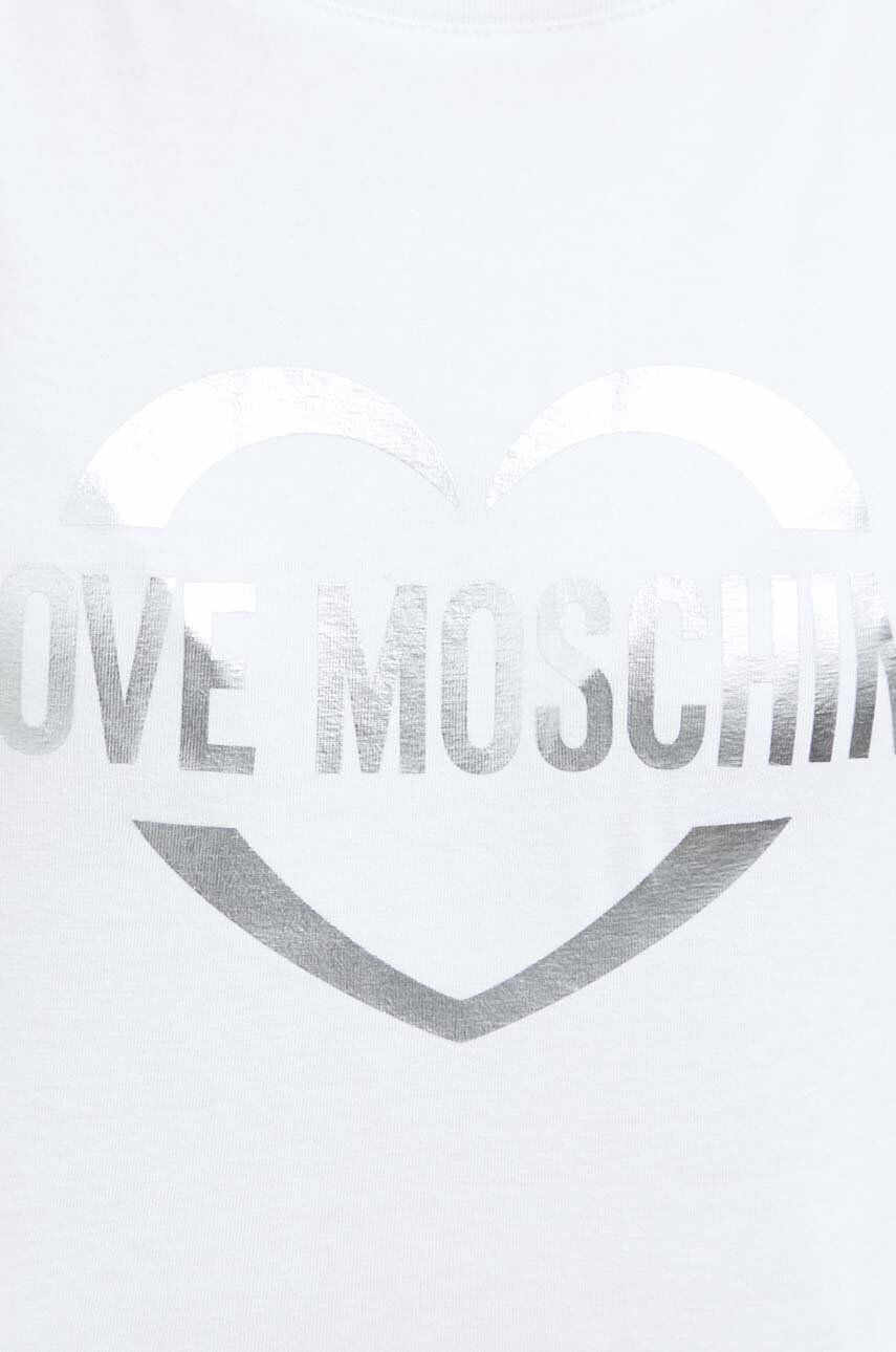 Love Moschino Tričko dámsky červená farba - Pepit.sk