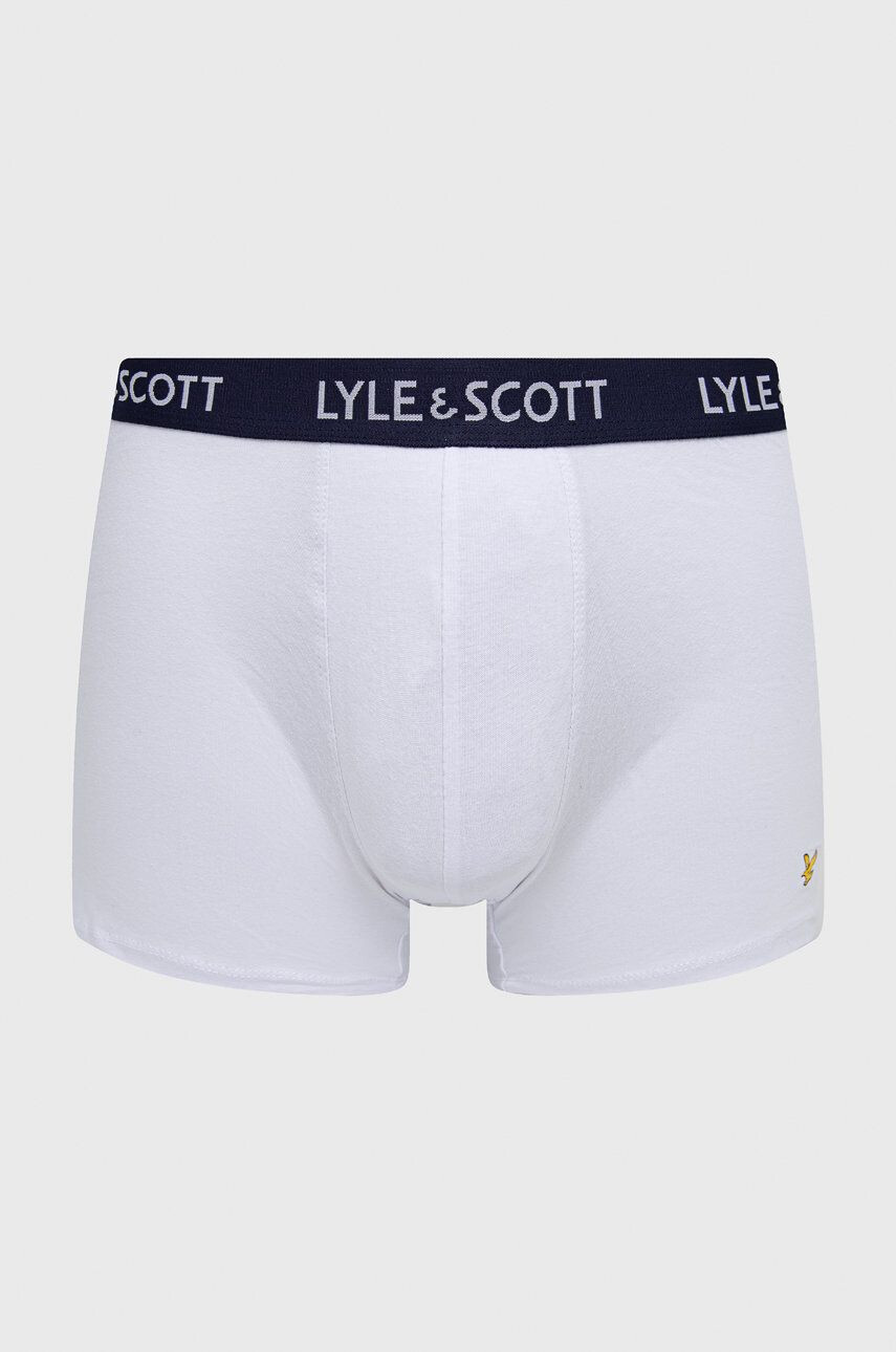 Lyle & Scott Boxerky (3-pack) tmavomodrá farba - Pepit.sk