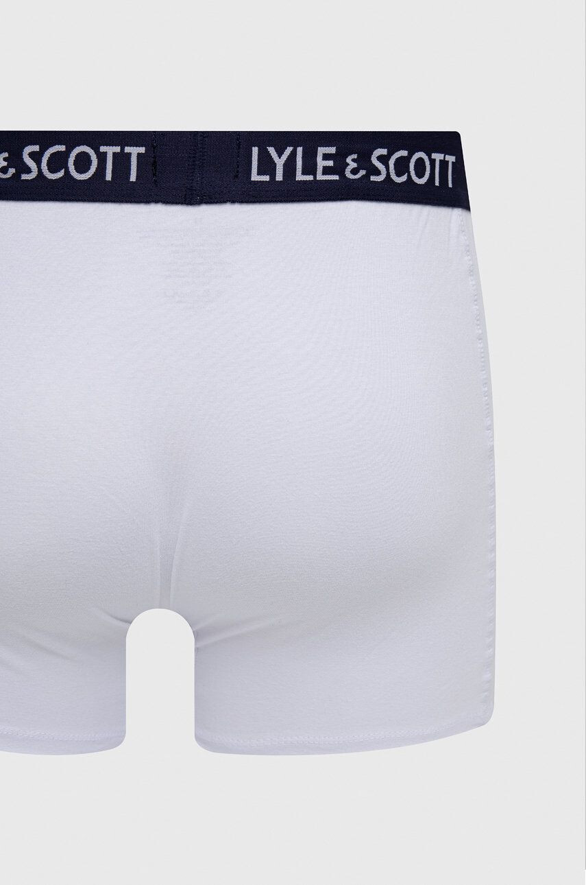 Lyle & Scott Boxerky (3-pack) tmavomodrá farba - Pepit.sk