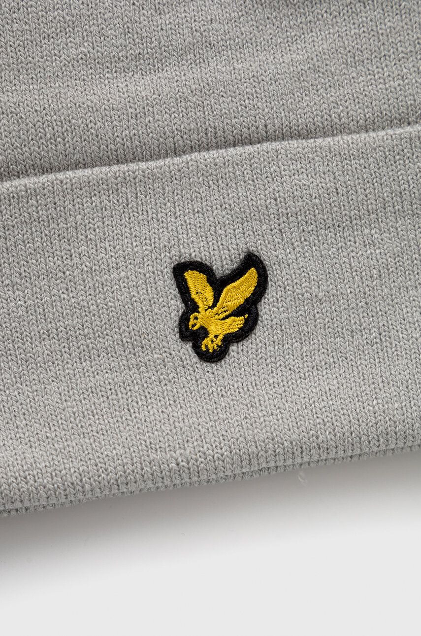 Lyle & Scott Čiapka šedá farba z tenkej pleteniny - Pepit.sk