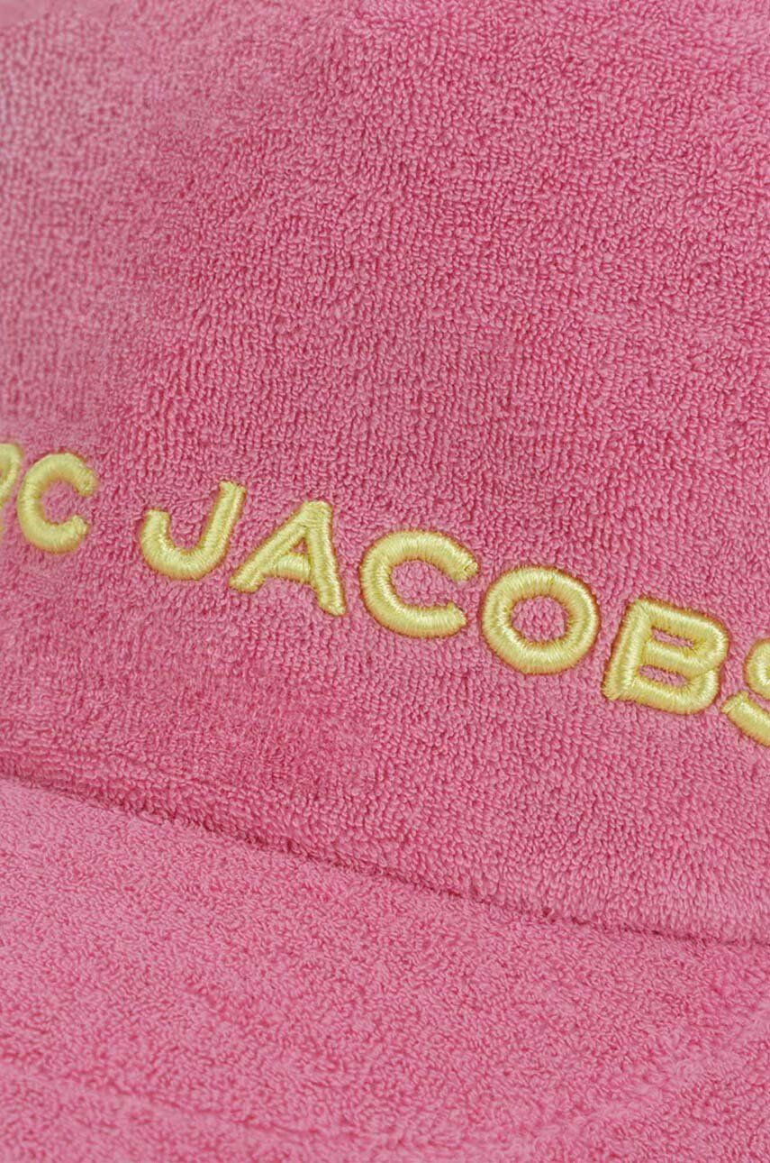 Marc Jacobs Detská bavlnená čiapka ružová farba jednofarebná - Pepit.sk