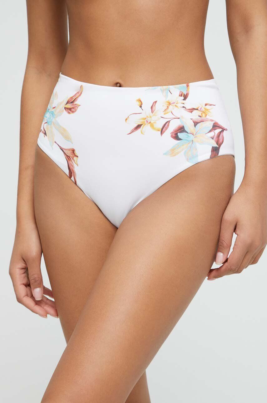 Max Mara Beachwear Plavkové nohavičky biela farba - Pepit.sk