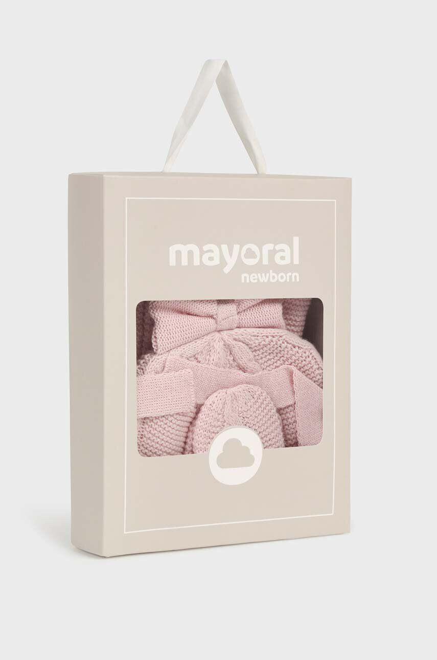 Mayoral Newborn Detská súprava Gift box ružová farba - Pepit.sk