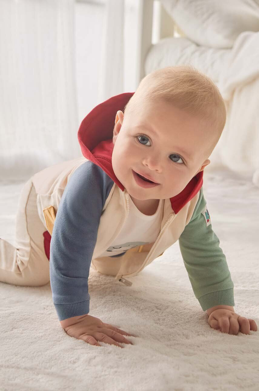 Mayoral Newborn Tepláková súprava pre bábätká béžová farba - Pepit.sk