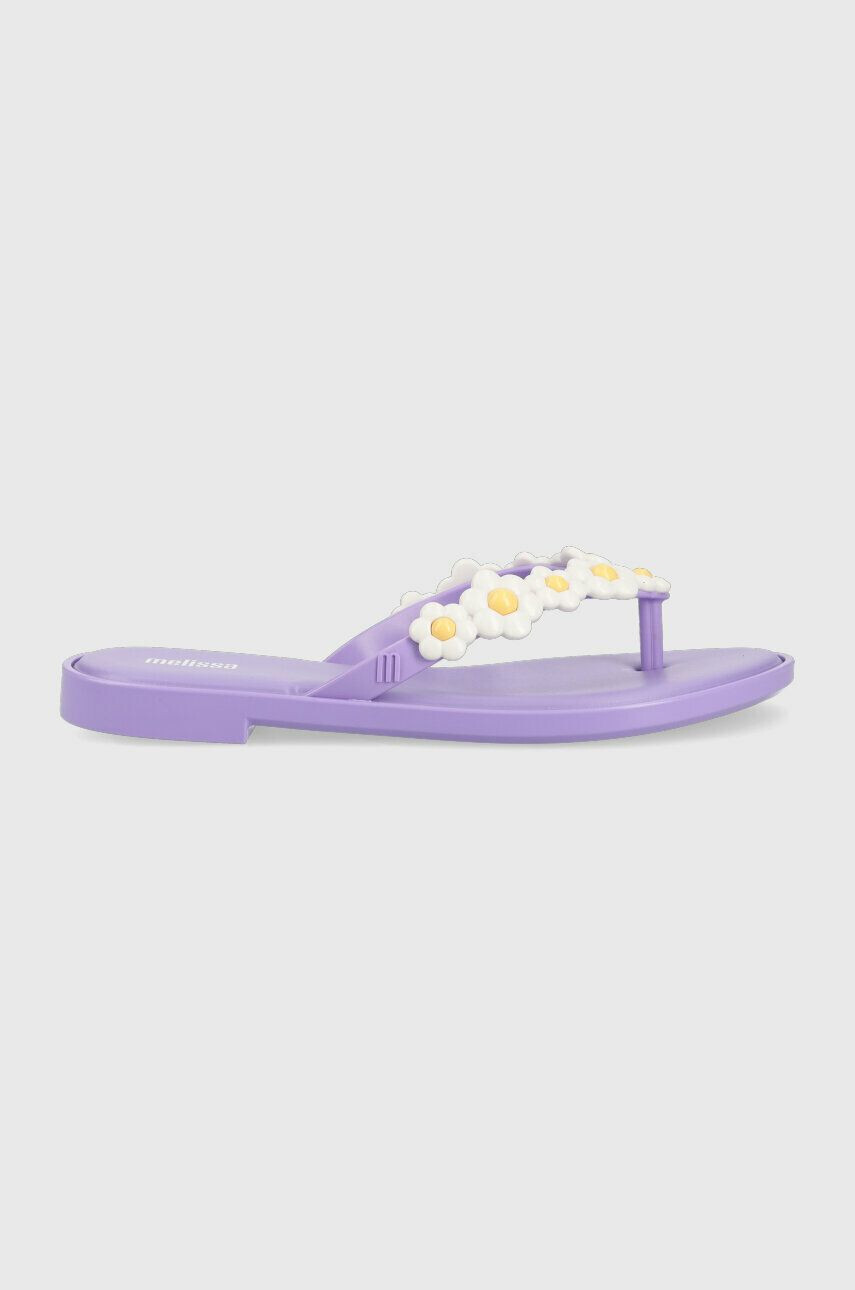 Melissa Žabky FLIP FLOP SPRING AD dámske fialová farba na plochom podpätku M.33715.AL242 - Pepit.sk