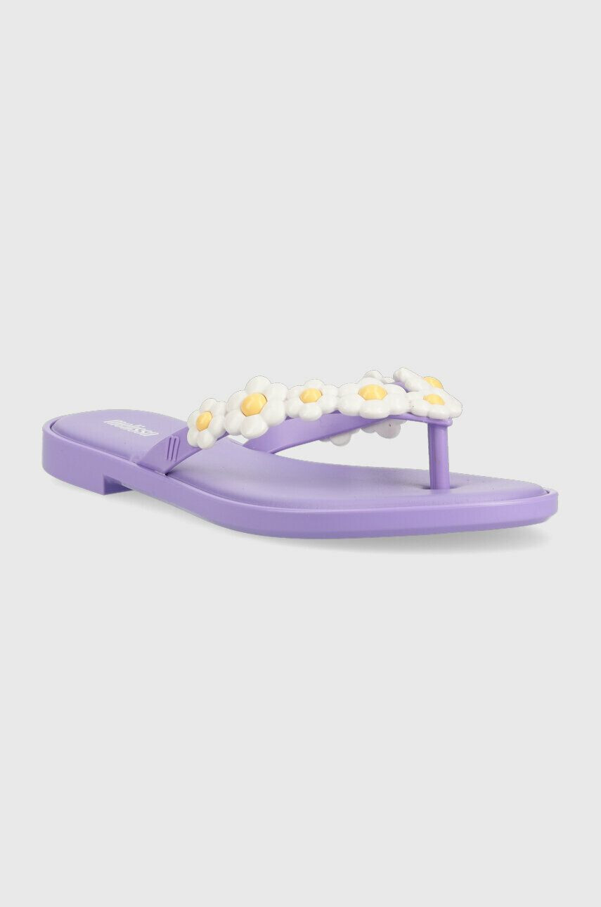 Melissa Žabky FLIP FLOP SPRING AD dámske fialová farba na plochom podpätku M.33715.AL242 - Pepit.sk