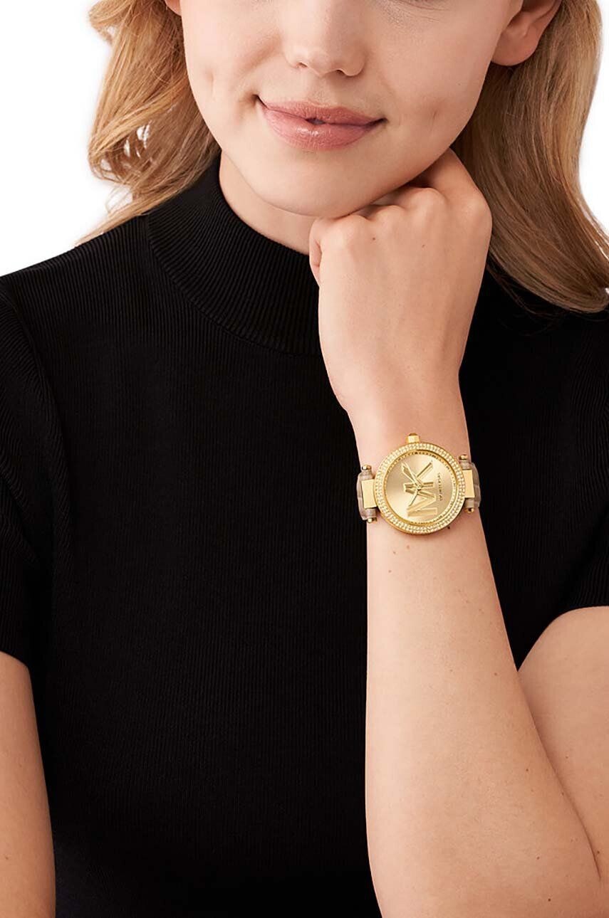 Michael Kors Hodinky dámsky béžová farba - Pepit.sk