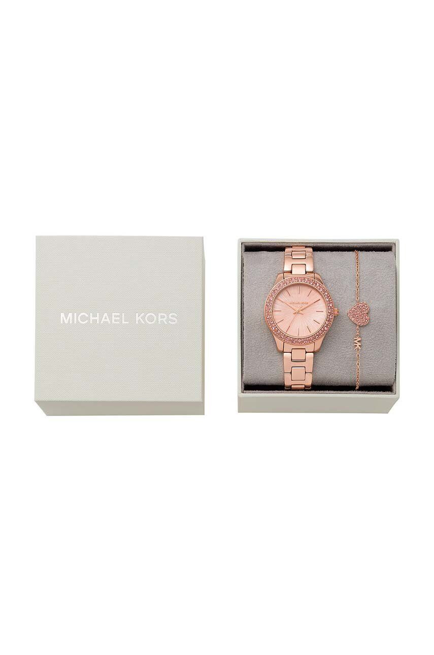 Michael Kors Hodinky a náramok dámsky zlatá farba - Pepit.sk