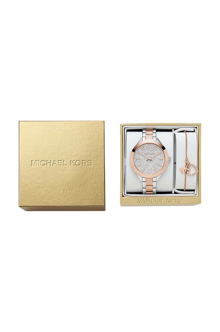 Michael Kors Hodinky MK1045 dámske strieborná farba - Pepit.sk