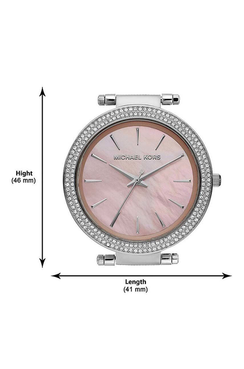 Michael Kors Hodinky MK4518 dámske strieborná farba - Pepit.sk