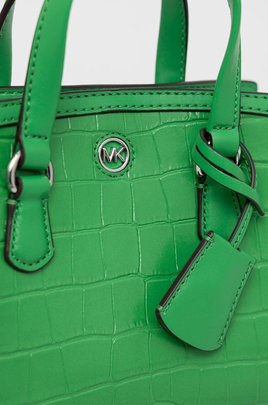 MICHAEL Michael Kors Kožená kabelka biela farba - Pepit.sk